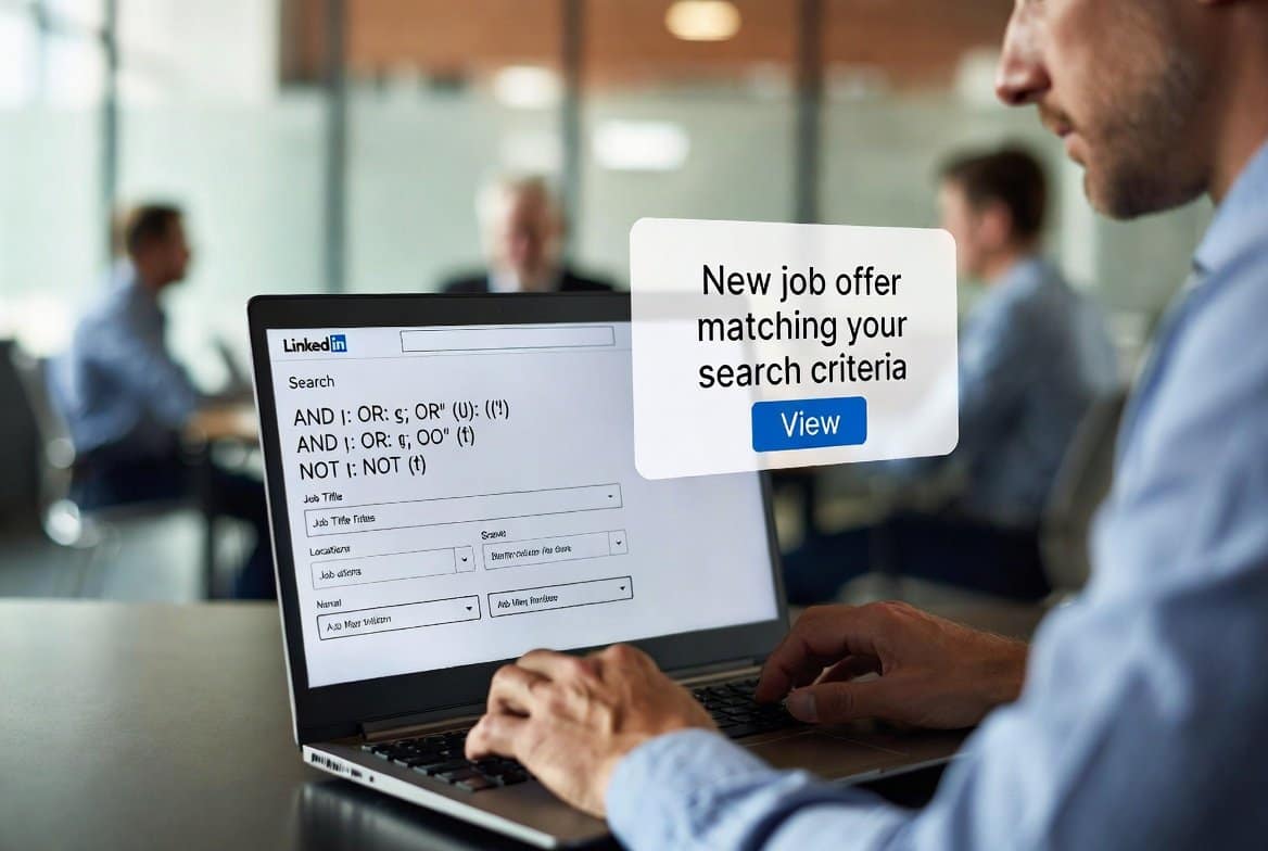 how to use LinkedIn search to find jobs