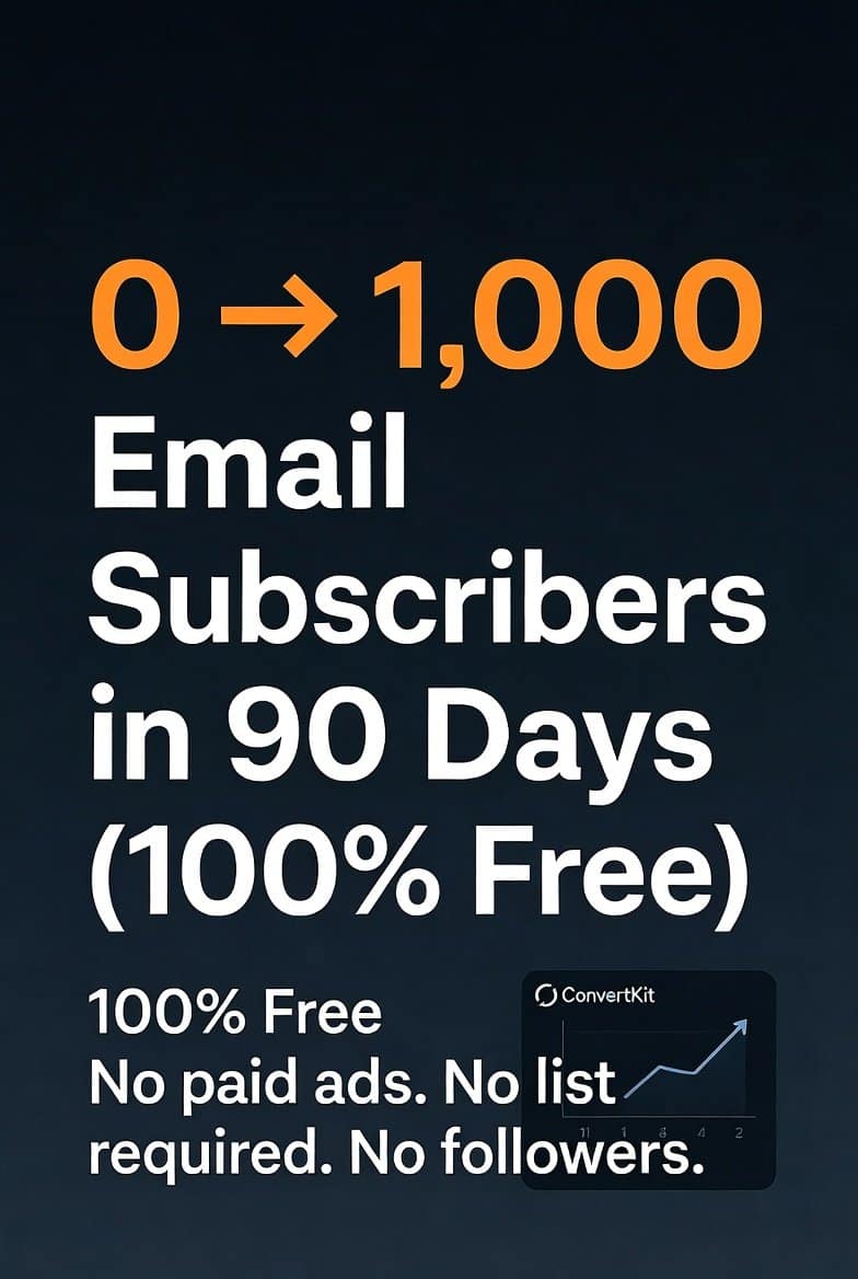 how to get first 1000 email subscribers