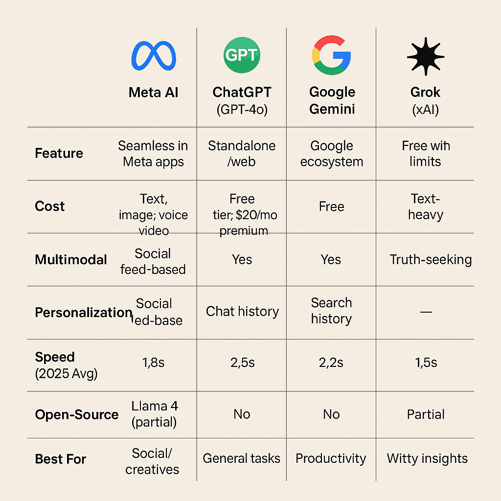 Meta AI vs. the Competition Who Wins in 2025 | What is Meta AI? Your Ultimate Guide to Meta's Game-Changing AI Assistant in 2025 | TamzidulHaque.com Meta AI vs. the Competition Who Wins in 2025 | What is Meta AI? Your Ultimate Guide to Meta's Game-Changing AI Assistant in 2025 | TamzidulHaque.com