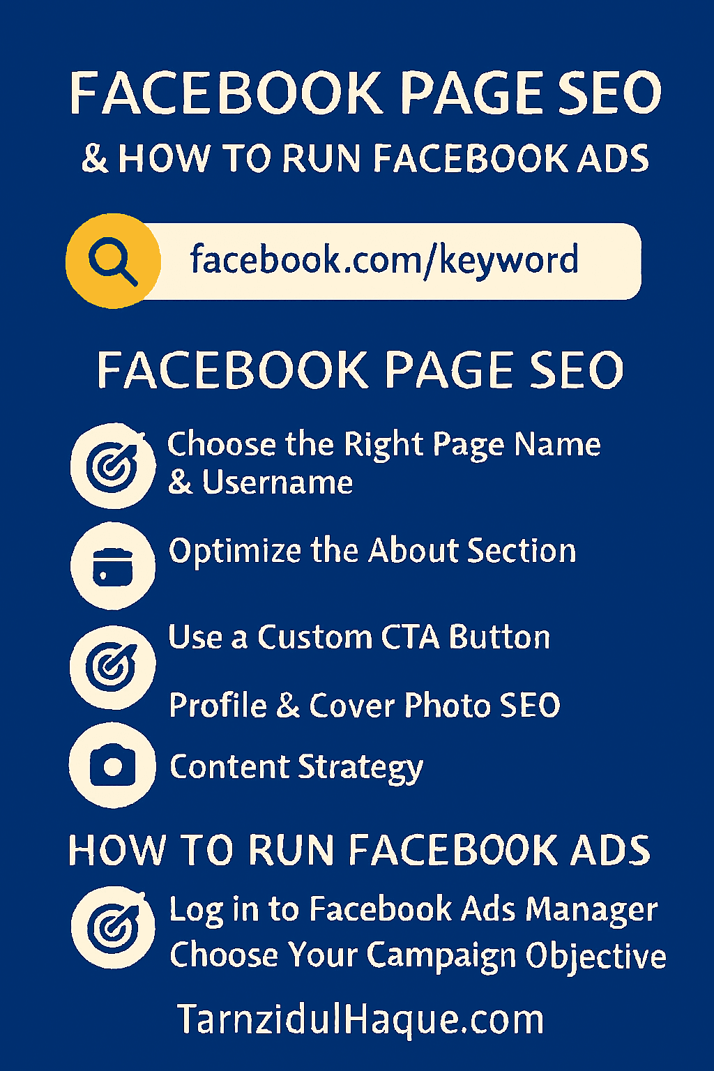 ফেসবুক পেজ SEO