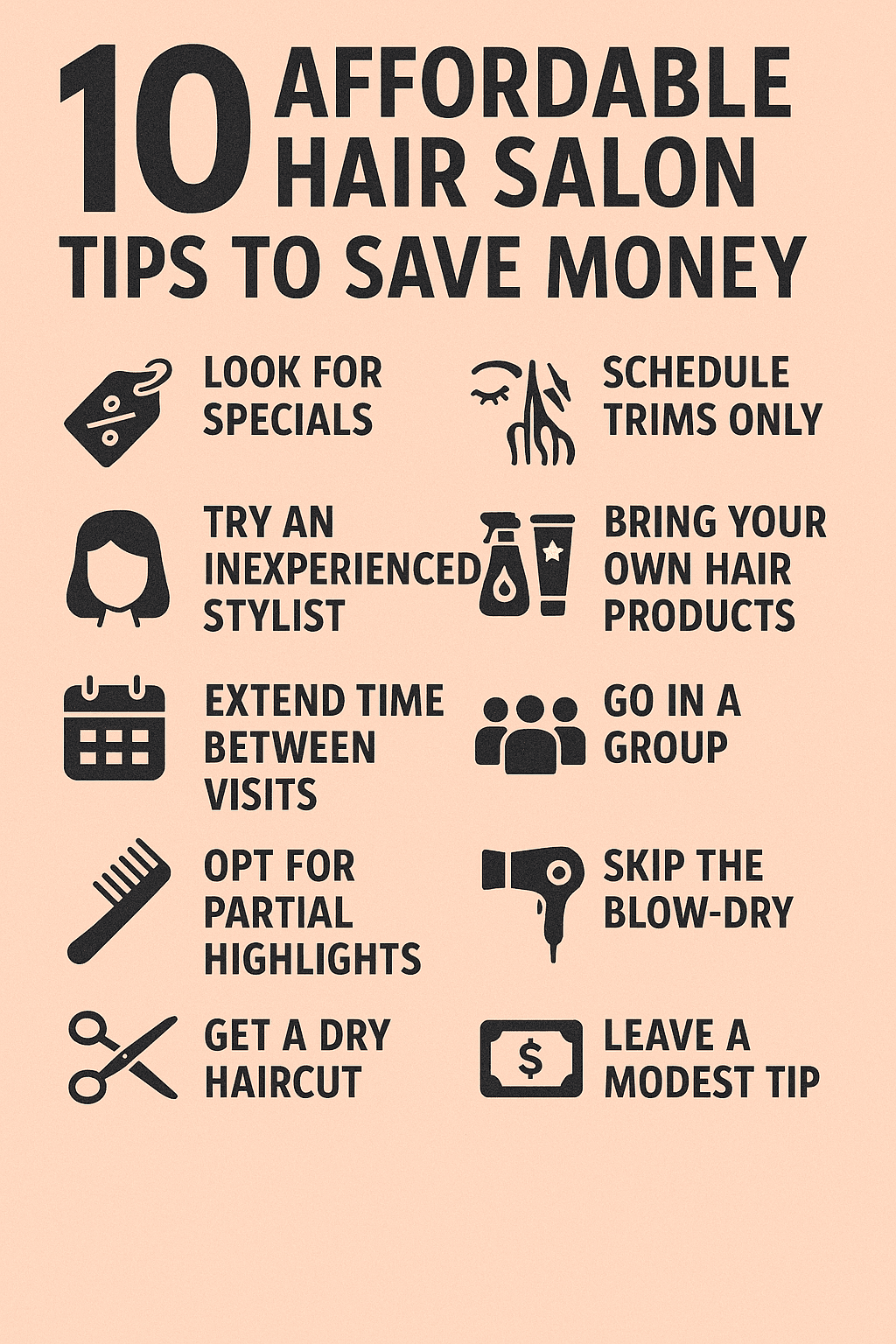 Affordable Hair Salon Tips