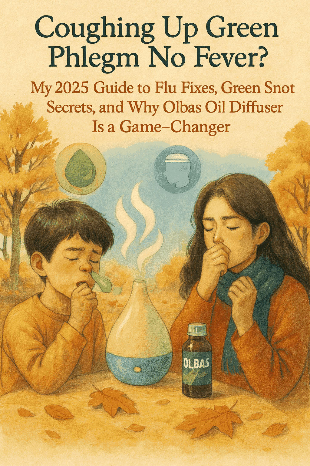 coughing up green phlegm no fever