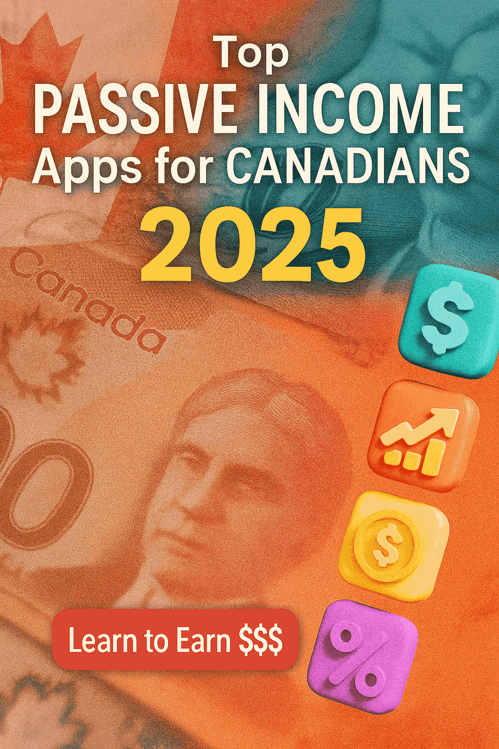 Passive income apps Canada 2025 – Wealthsimple, Rakuten, Neo Financial, Questrade, Honeygain.