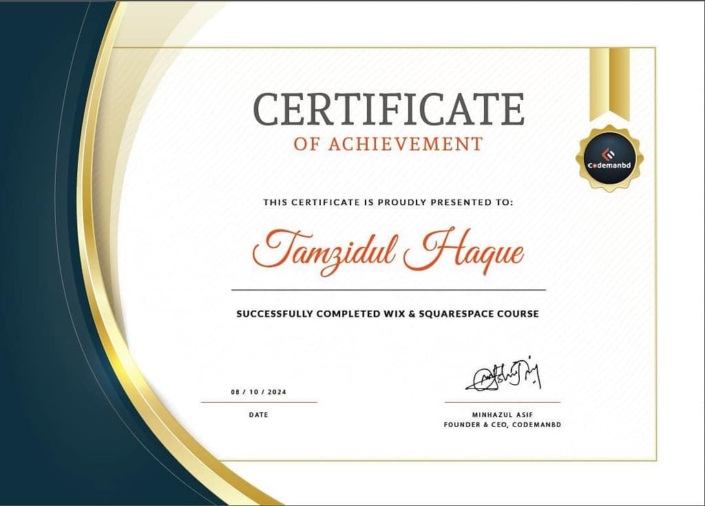 Tamzidul Haque Cirtificate | About us | TamzidulHaque.com Tamzidul Haque Cirtificate | About us | TamzidulHaque.com