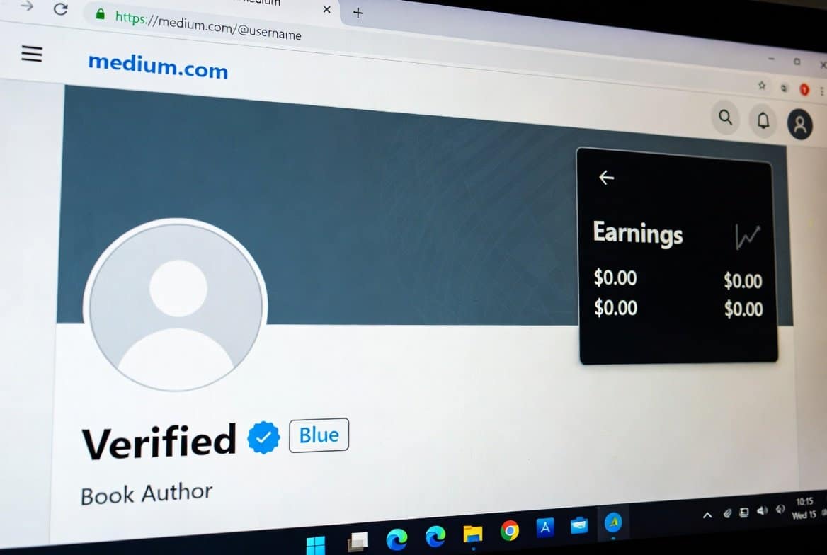 become verified book author on Medium
