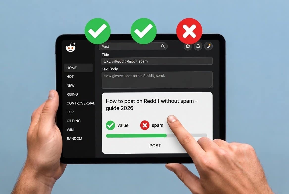 how to post on reddit without spam