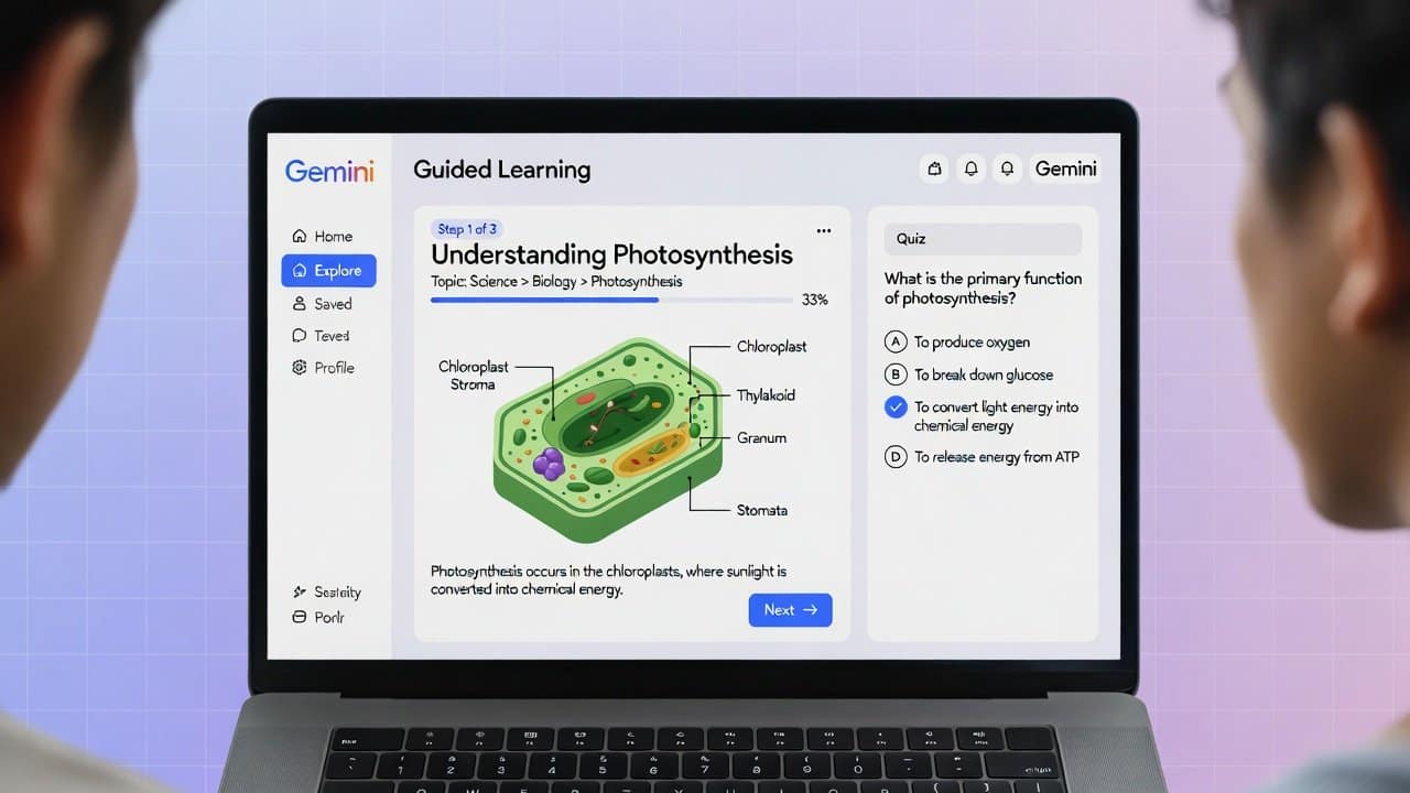 Google Gemini Guided Learning