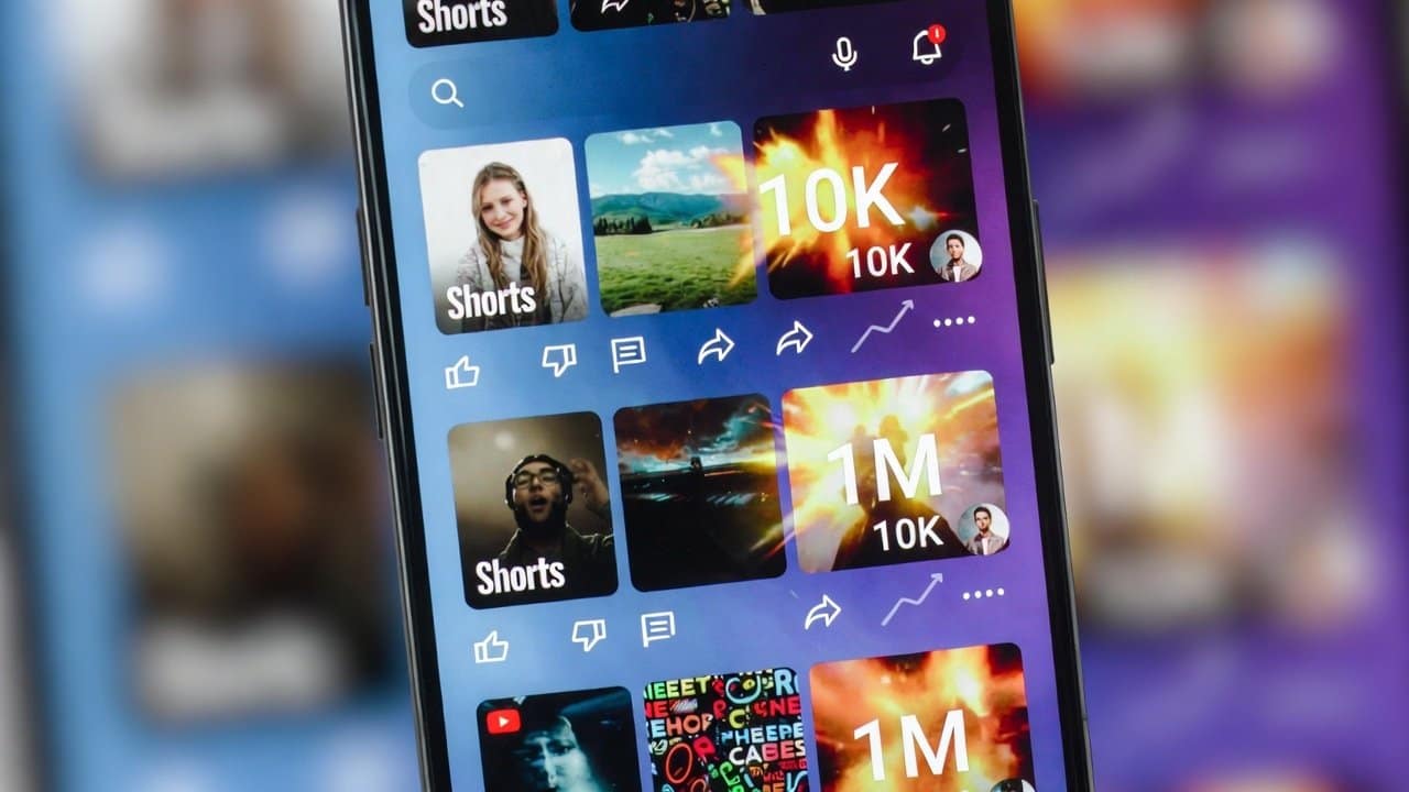 YouTube Shorts algorithm 2026 - exploding views on mobile feed with retention graph