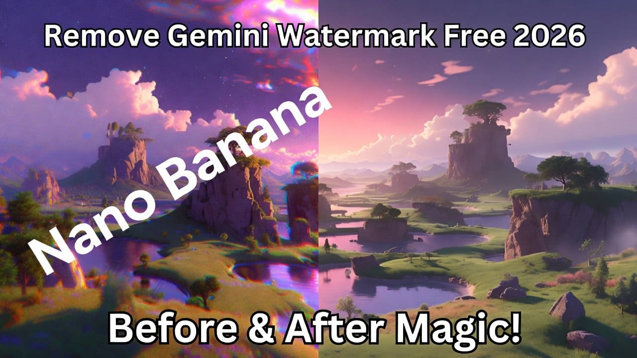 remove gemini watermark free 2026
