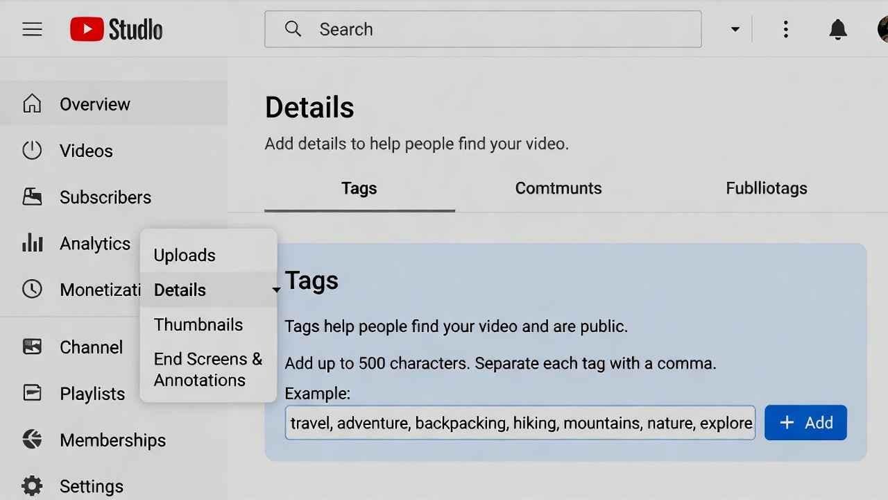 YouTube tags 2026 | How to Add Tags to YouTube Videos in 2026 (Realistic Strategies That Still Move the Needle in Today's Algorithm) | TamzidulHaque.com YouTube tags 2026