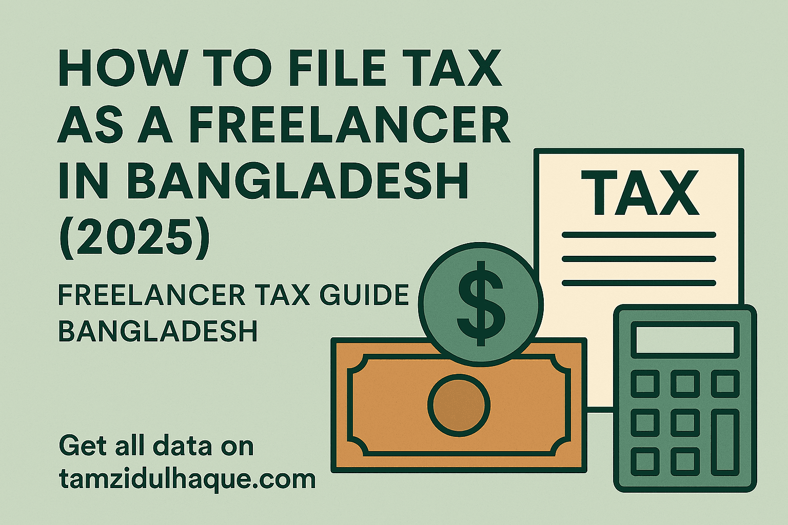 How to File Tax as a Freelancer in Bangladesh (2025) Freelancer Tax Guide Bangladesh