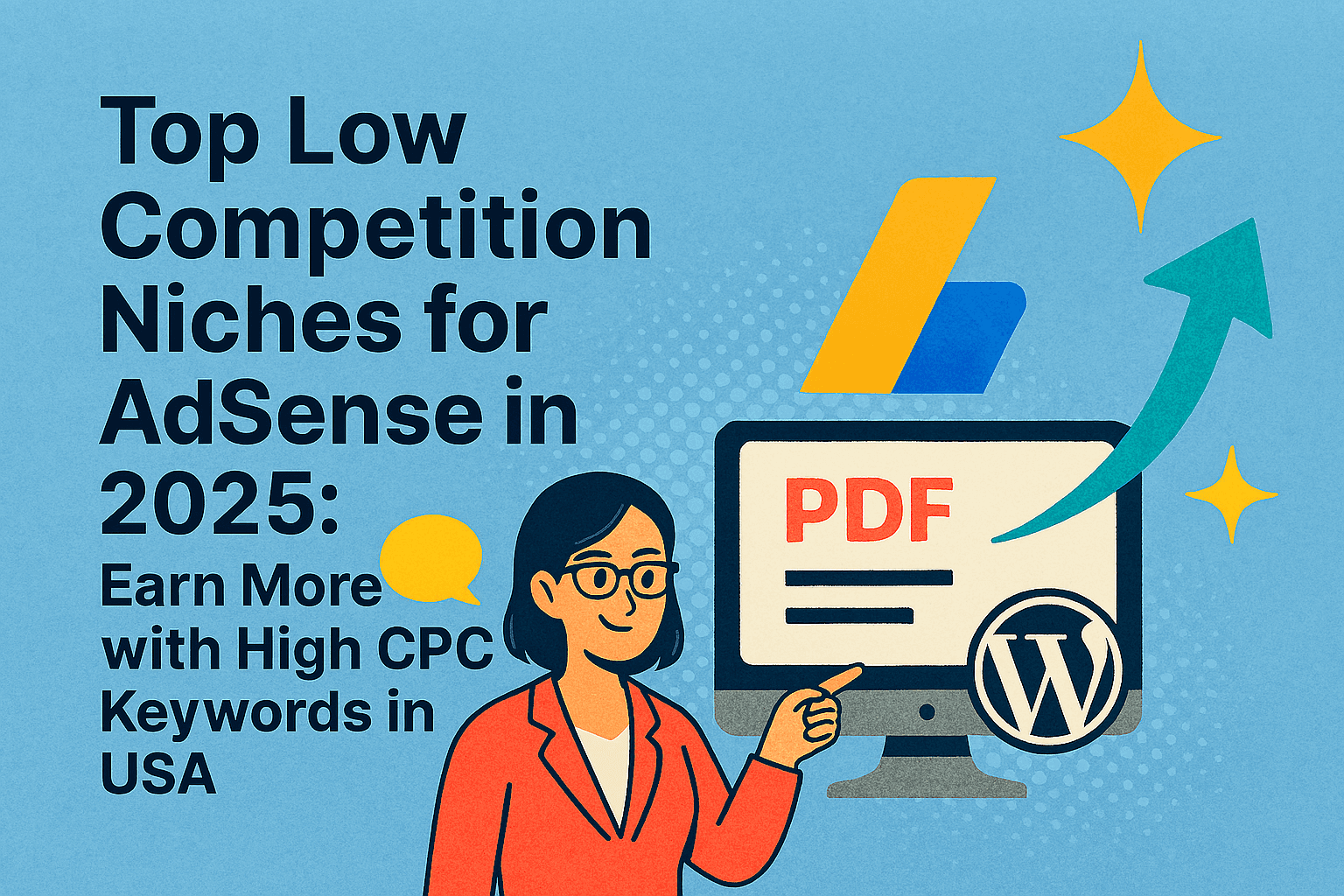 low competition niches for AdSense 2025