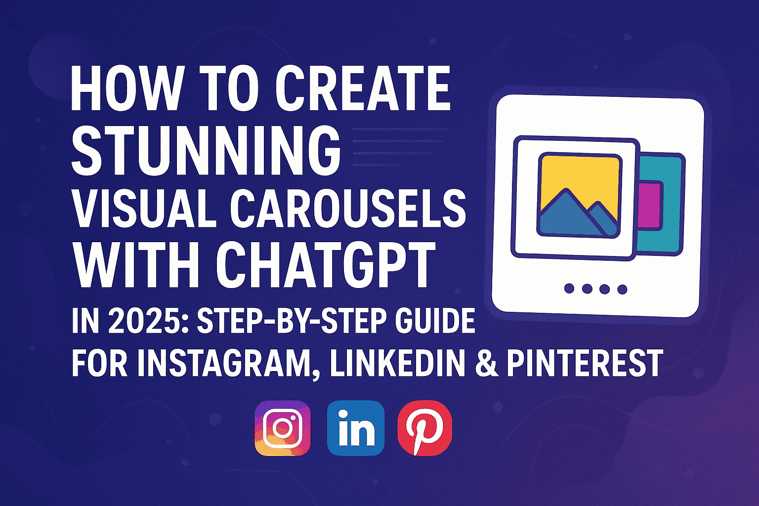How to create visual carousels with ChatGPT