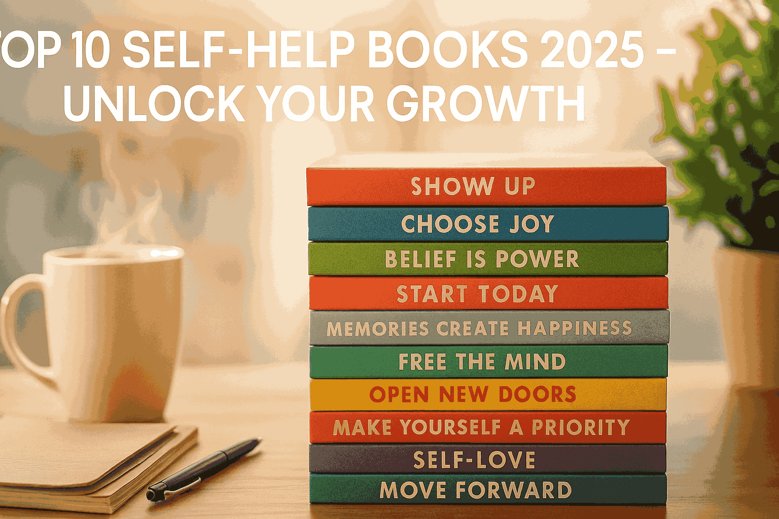 Top self-help books for personal growth 2025 stack