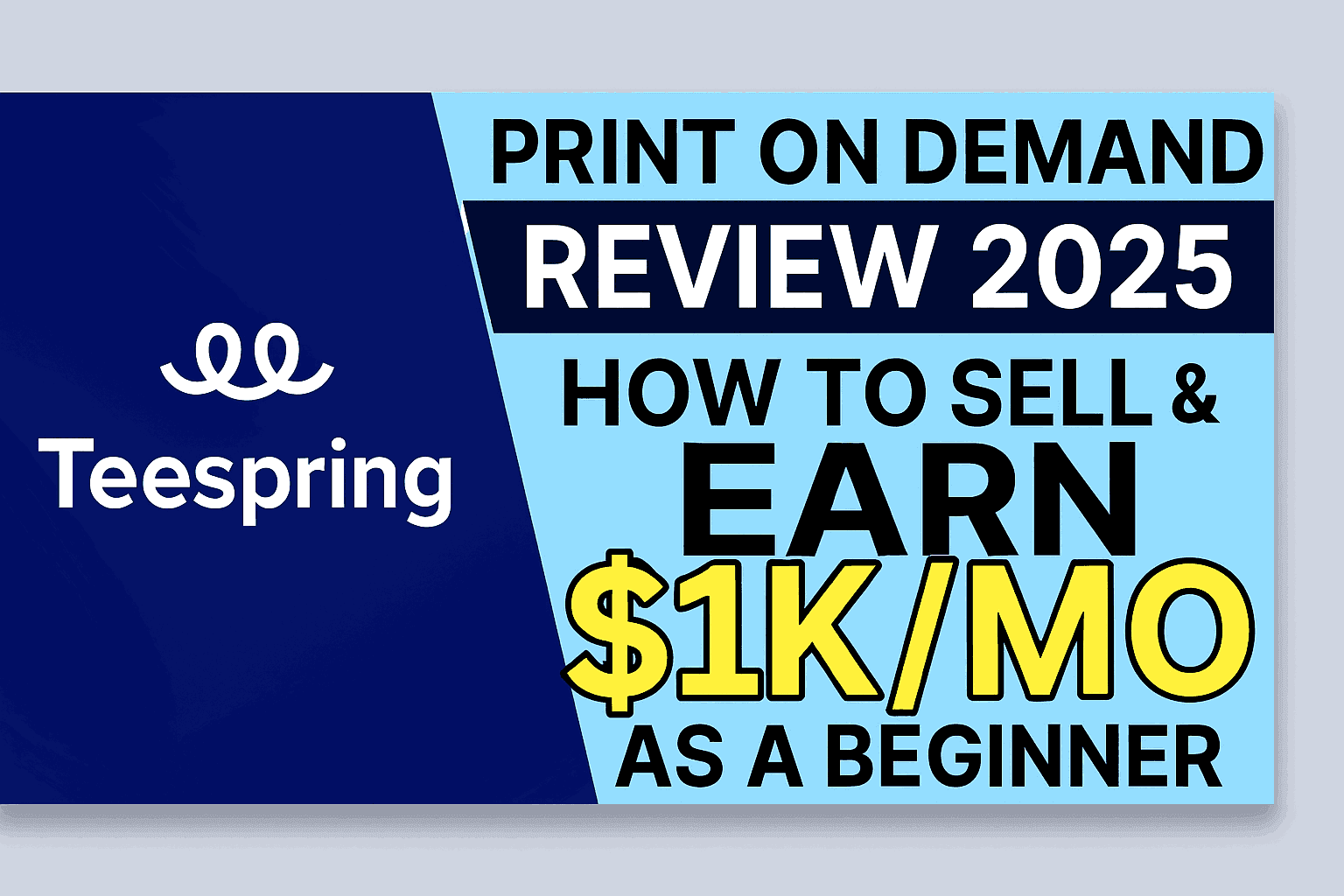Teespring print on demand review