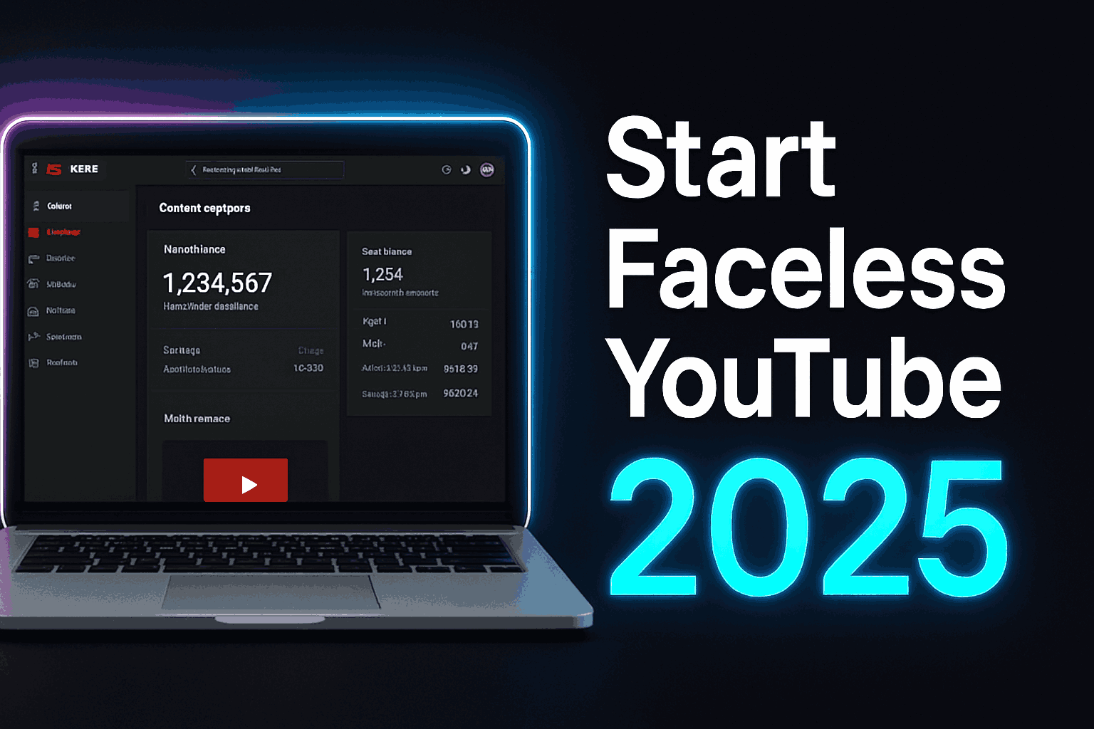 How to start a faceless YouTube channel guide 2025