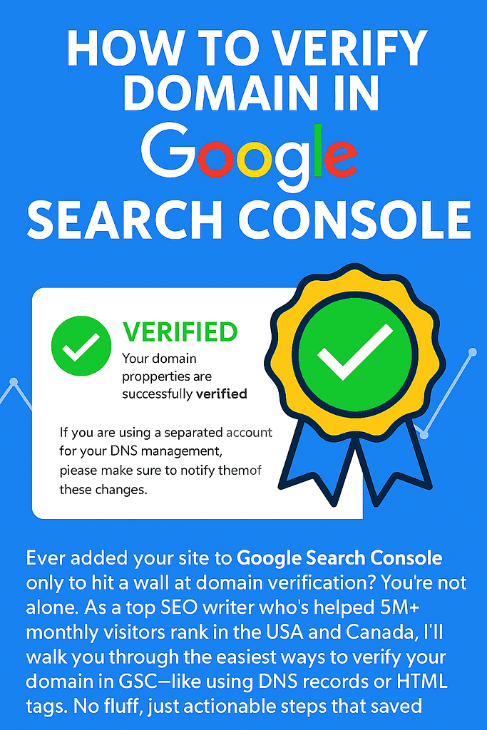 How to Verify Domain in Google Search Console