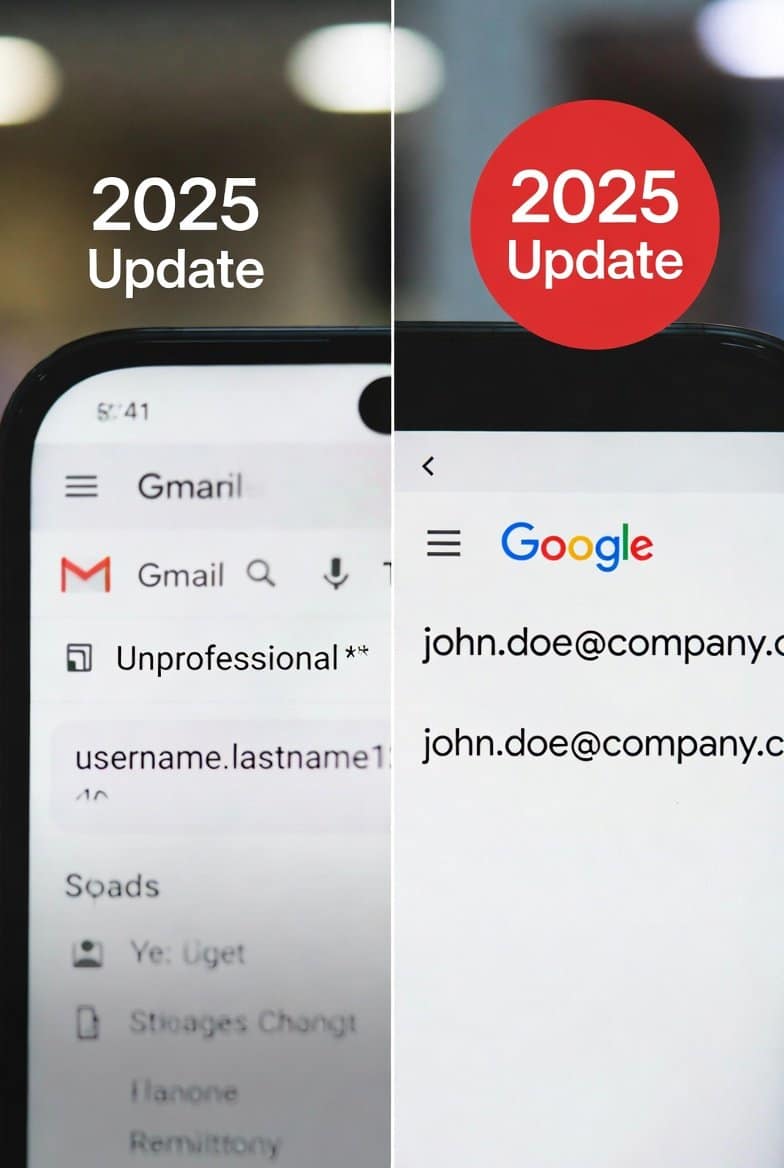 change gmail address 2025