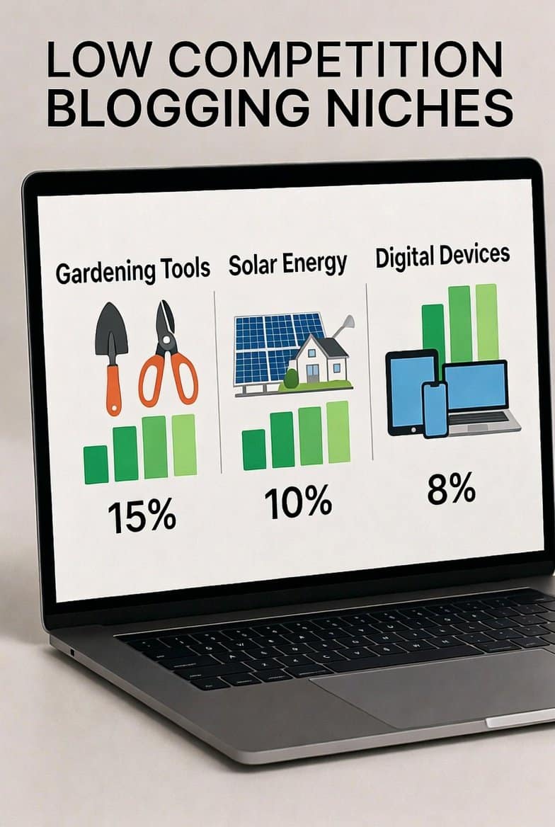low competition blogging niches