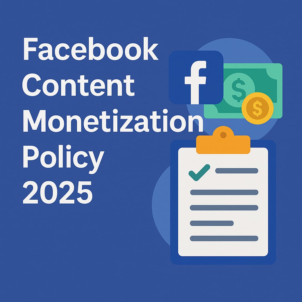 ফেসবুক কন্টেন্ট মনিটাইজেশন পলিসি