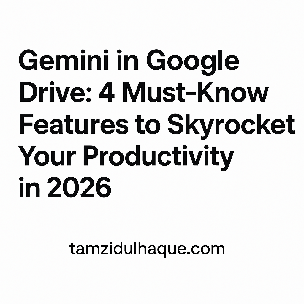 Gemini in Google Drive