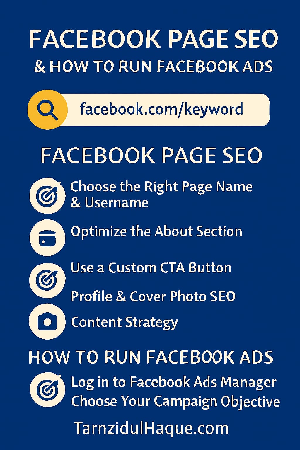 ফেসবুক পেজ SEO