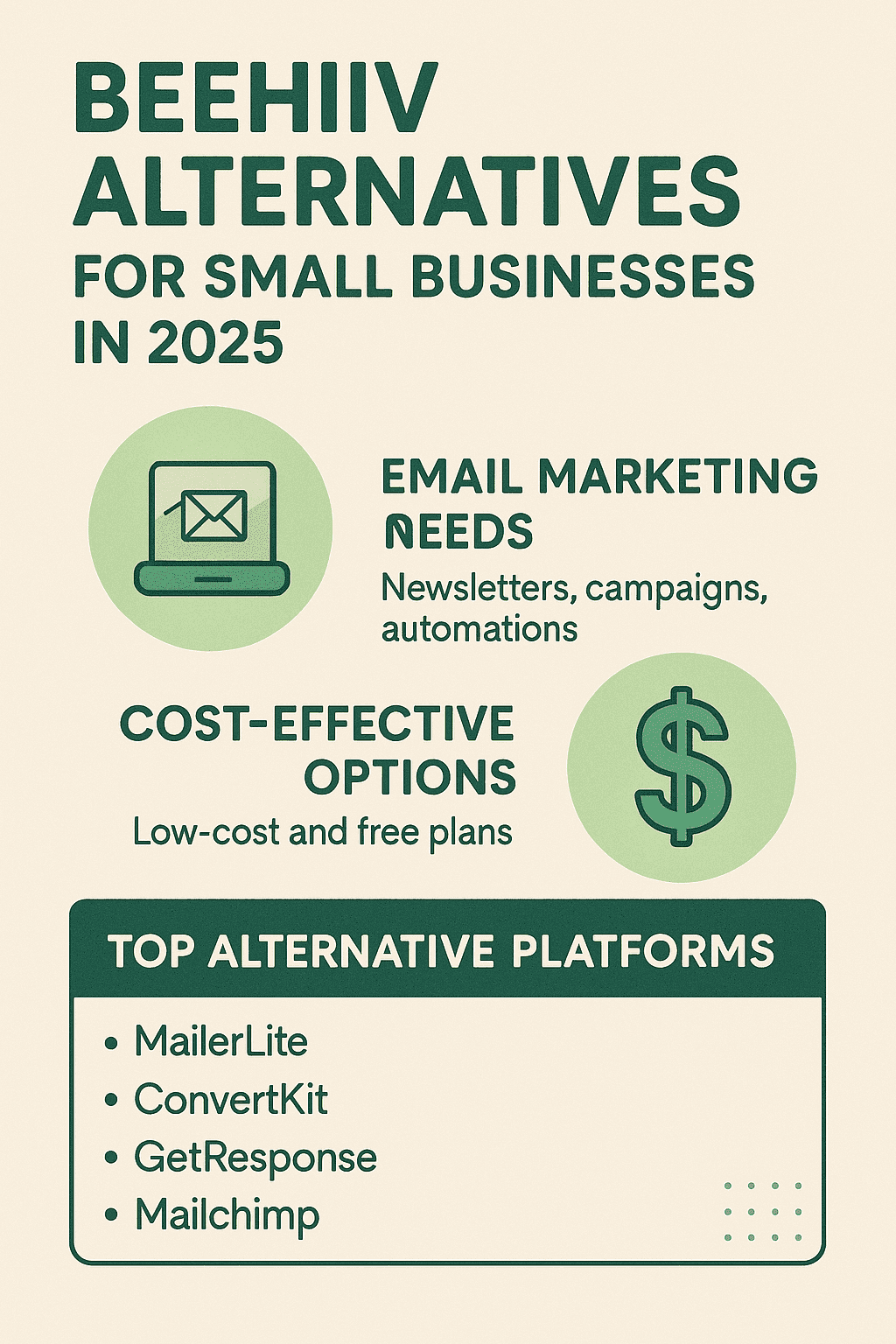 Behiiv alternatives for small businesses