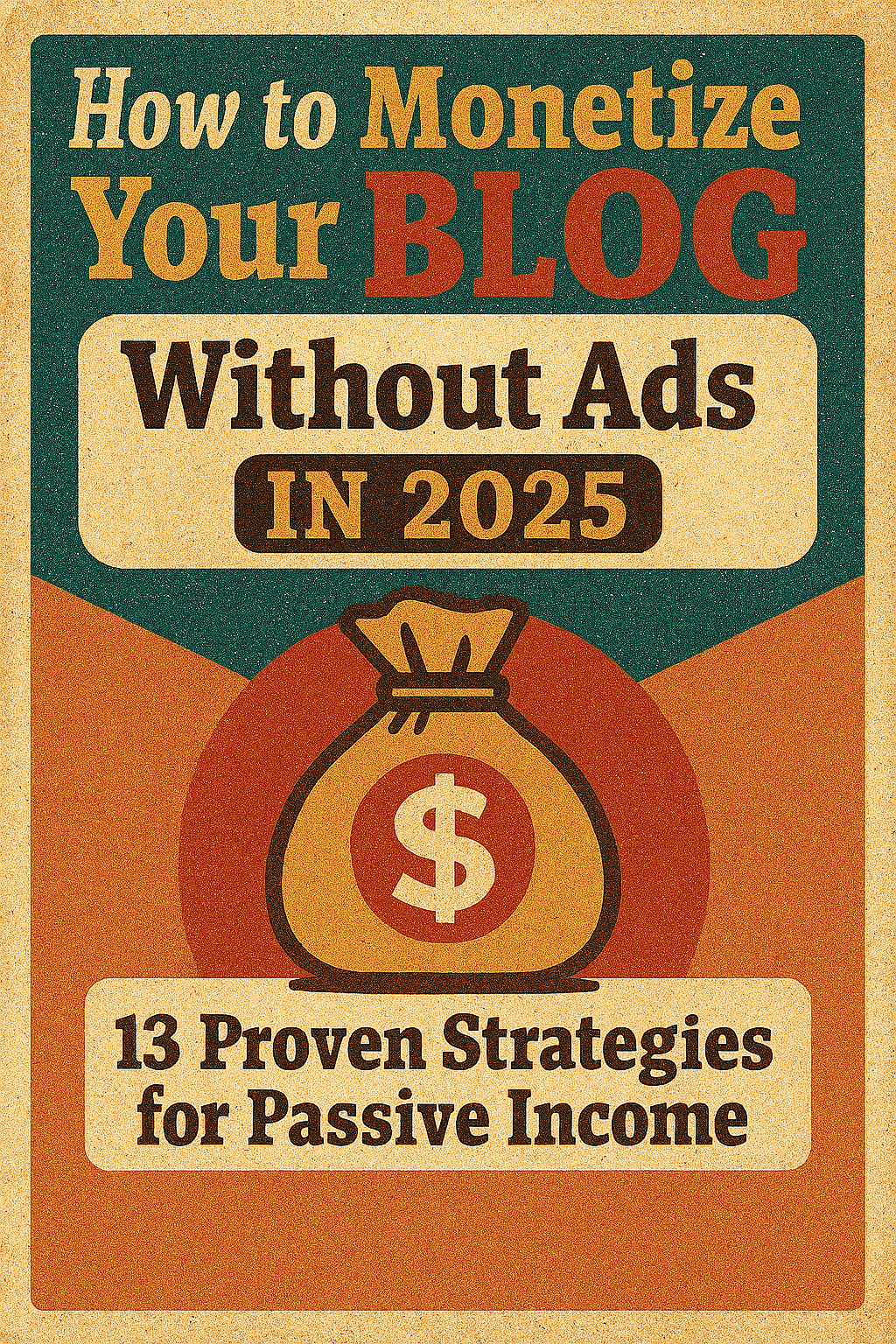 monetize blog without ads 2025