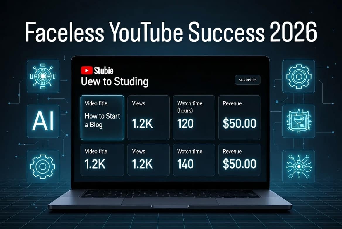 how to start faceless youtube channel with ai