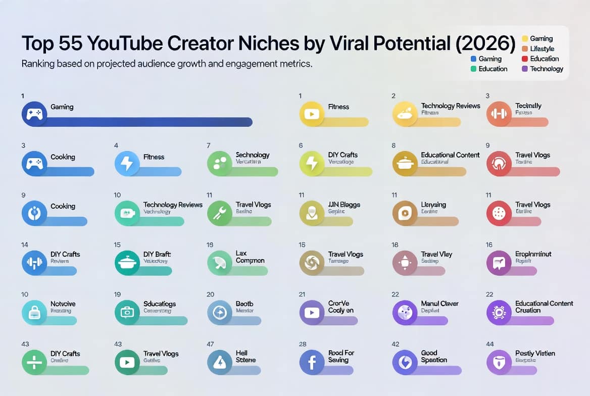 youtube niches 2026