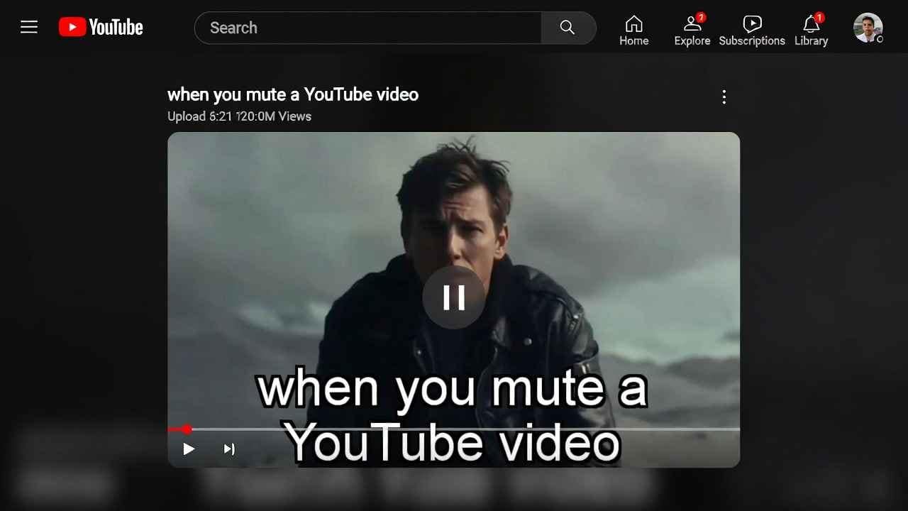 YouTube Auto Captions When Muted