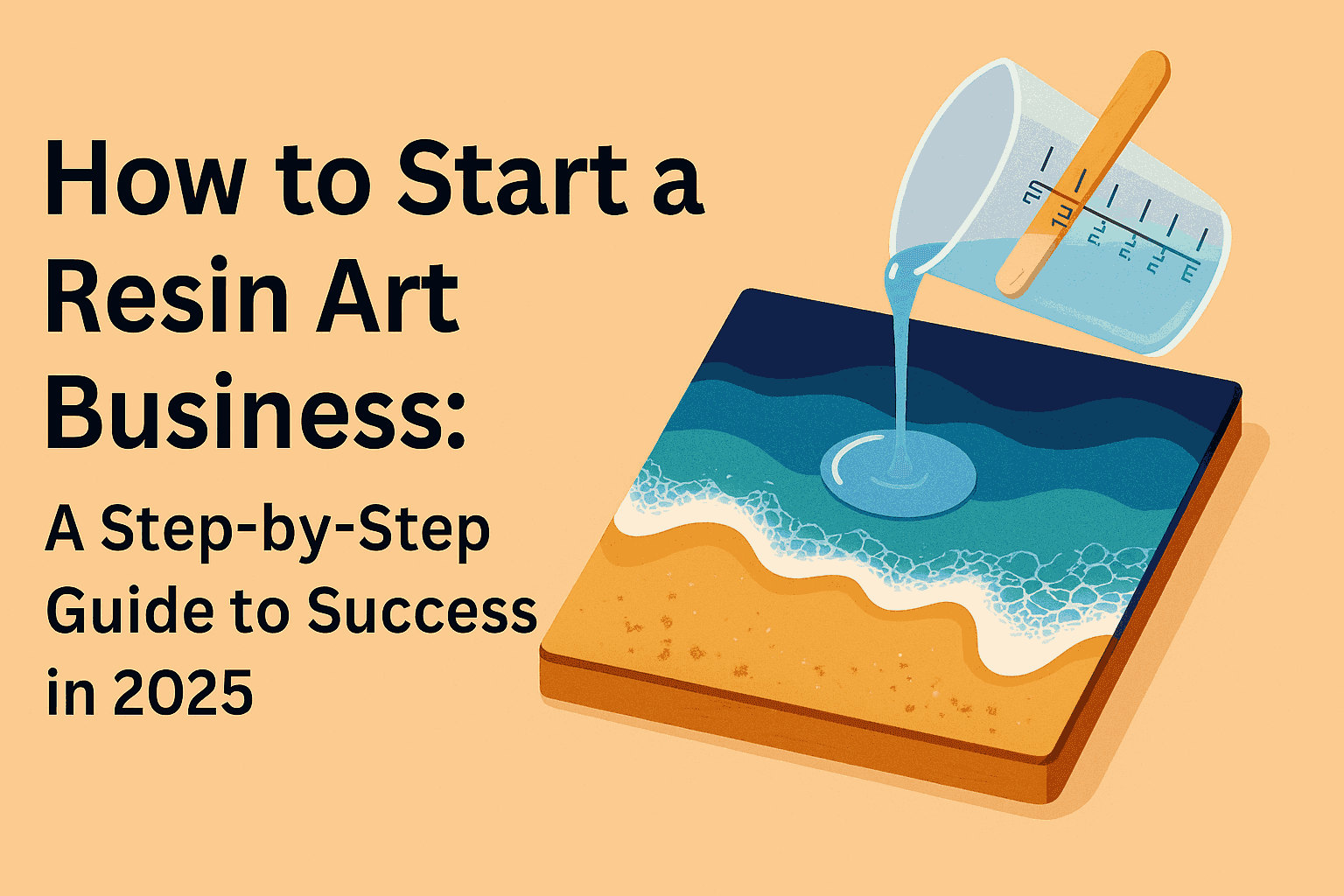 start a resin art business