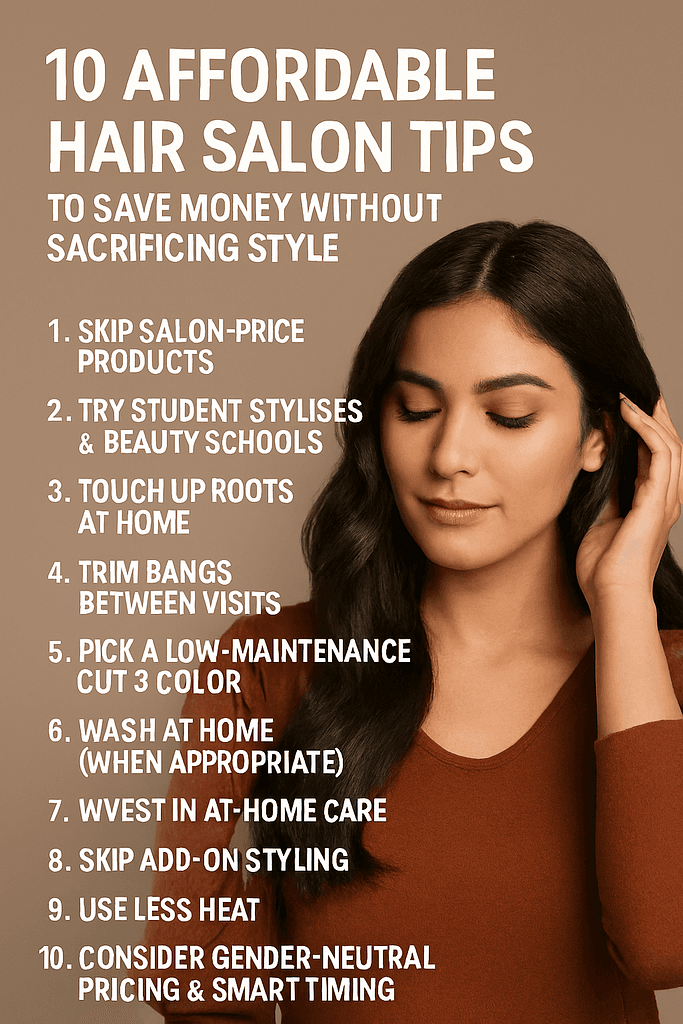 10 Affordable Hair Salon Tips & hair care products in amazon link-https://amzn.to/4nqnsEX