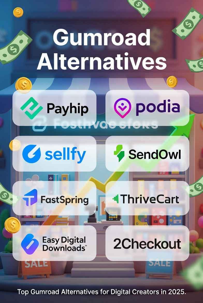 Gumroad alternatives for digital downloads