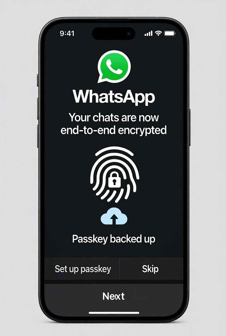 WhatsApp Passkey Backup 2025